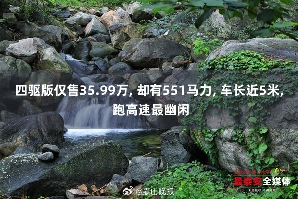 四驱版仅售35.99万, 却有551马力, 车长近5米, 跑高速最幽闲